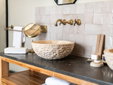 Hotel Boutique Can Sastre - Ciutadella, Menorca - Stone washbasin - SecretPlaces