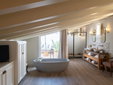 Hotel Boutique Can Sastre - Ciutadella, Menorca - Bathroom with bathtub and double washbasin - SecretPlaces