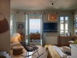 Cycladic Villa Eroza is a three storey house with incredible views over Ioulida